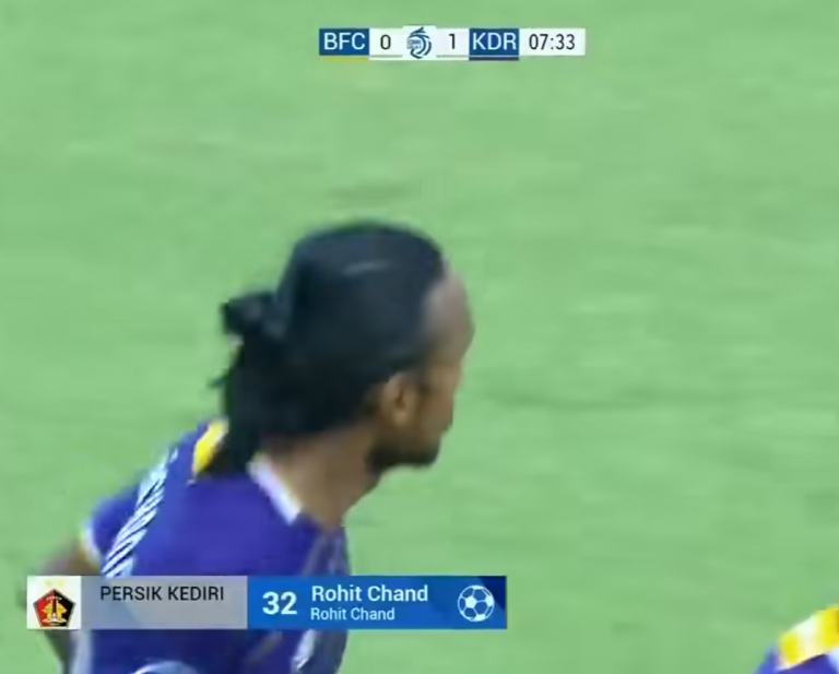 Rohit Chand – First goal for Persik Kediri in Indonesian League