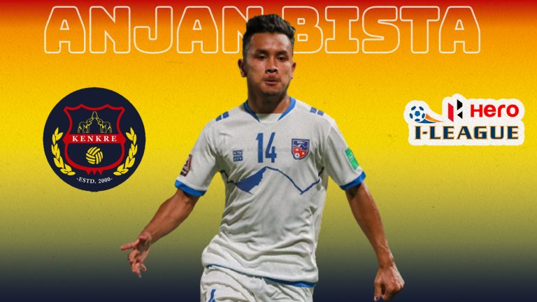 Anjan Bista lost to Gokulam Kerala in his I-League debut