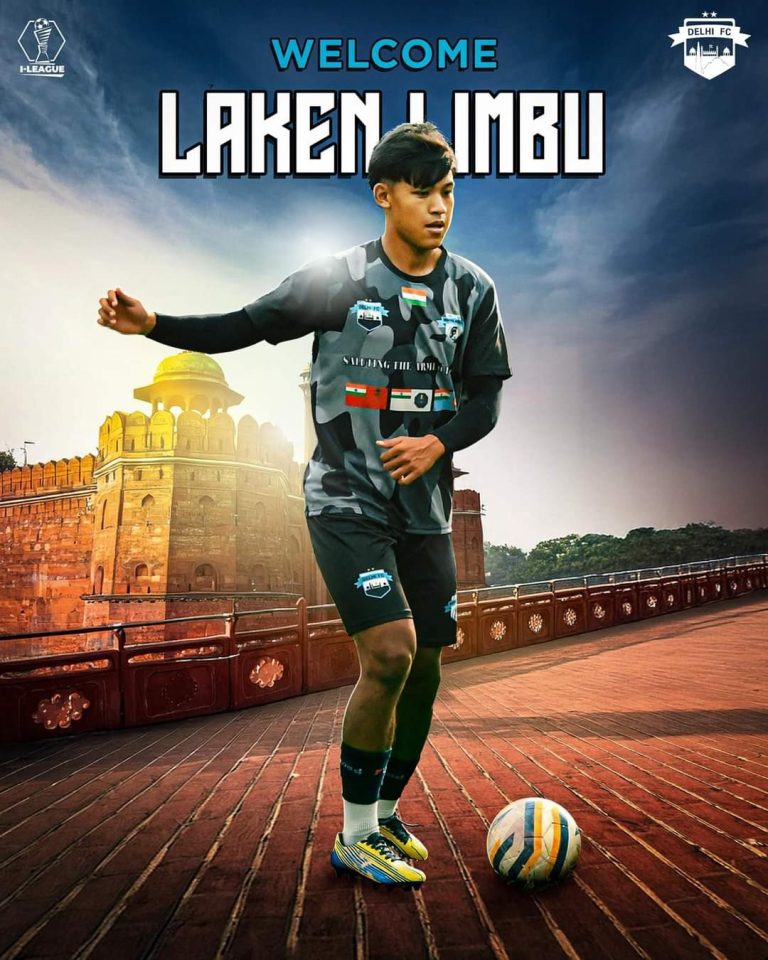 Footballer Laken Limbu Joins Delhi FC for I-League 2024/25